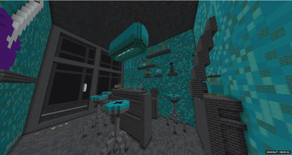 LagunaBar - Ustunlar mini-game — Minecraft xarita, rasm 4