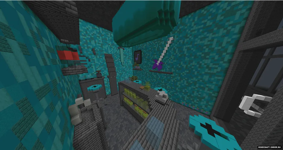 LagunaBar - Ustunlar mini-game — Minecraft xarita, rasm 5