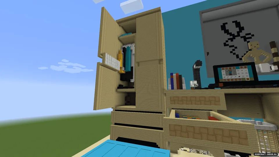 Maynkrafter ish joyi — Minecraft xarita, rasm 5