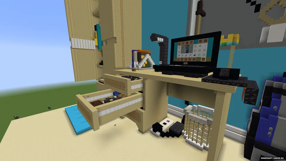 Maynkrafter ish joyi — Minecraft xarita, rasm 6