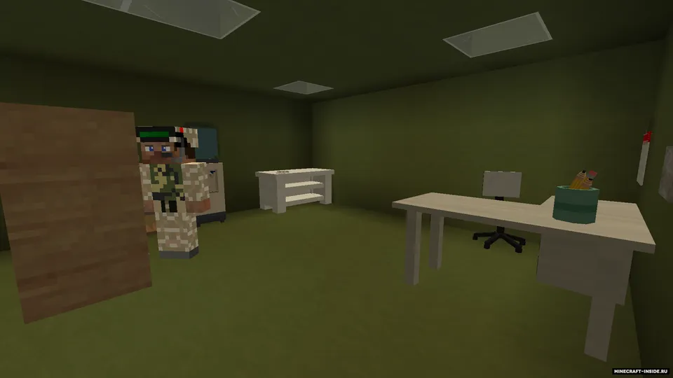 T-Virus: 3-bob - Harbiy baza — Minecraft xarita, rasm 4