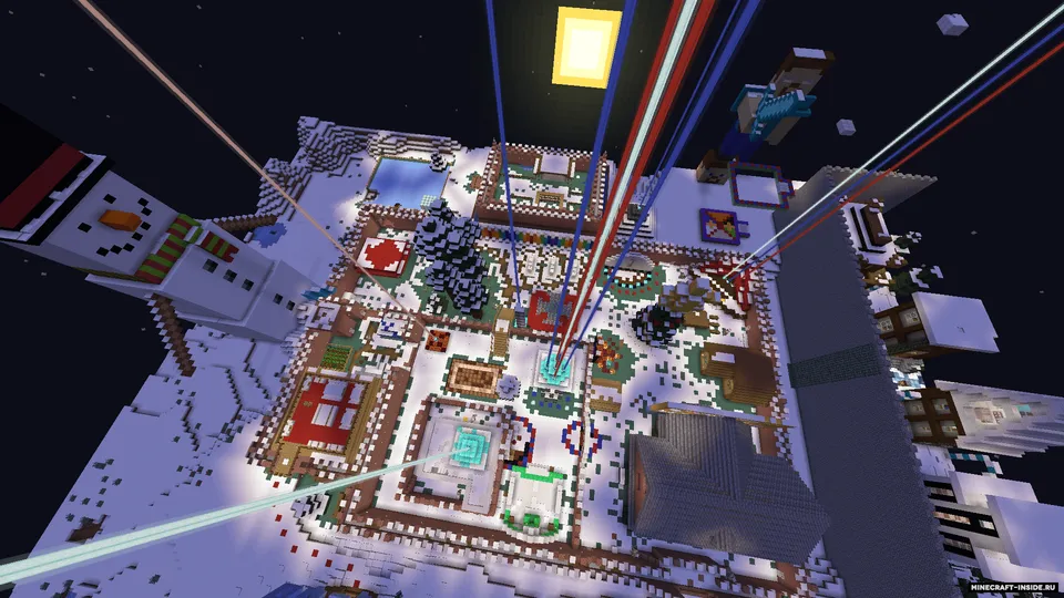 Shinam qishki shahar — Minecraft xarita, rasm 2