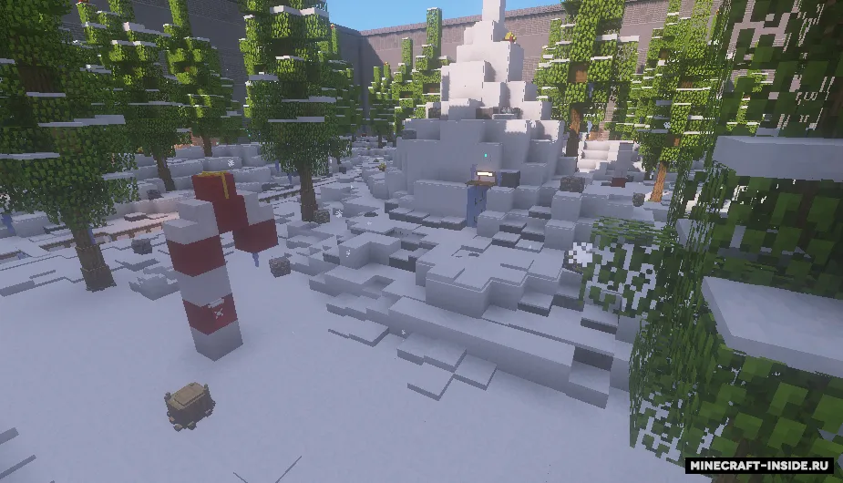 Winter Crossbatle — Minecraft xarita, rasm 2
