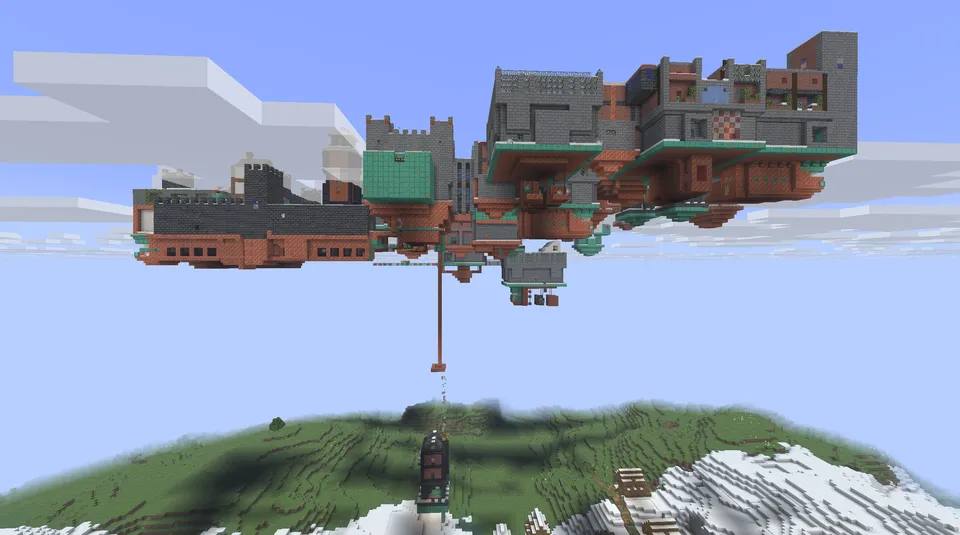 "Townfall" - Dungeon in the sky — Minecraft mod, rasm 2