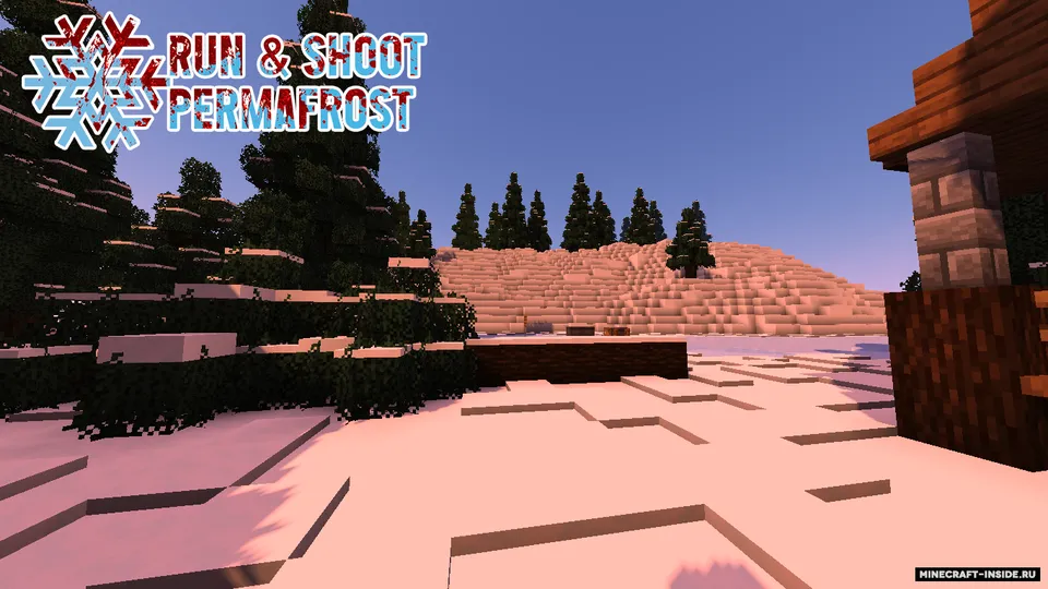Run & Shoot: Permafrost — Minecraft xarita, rasm 4