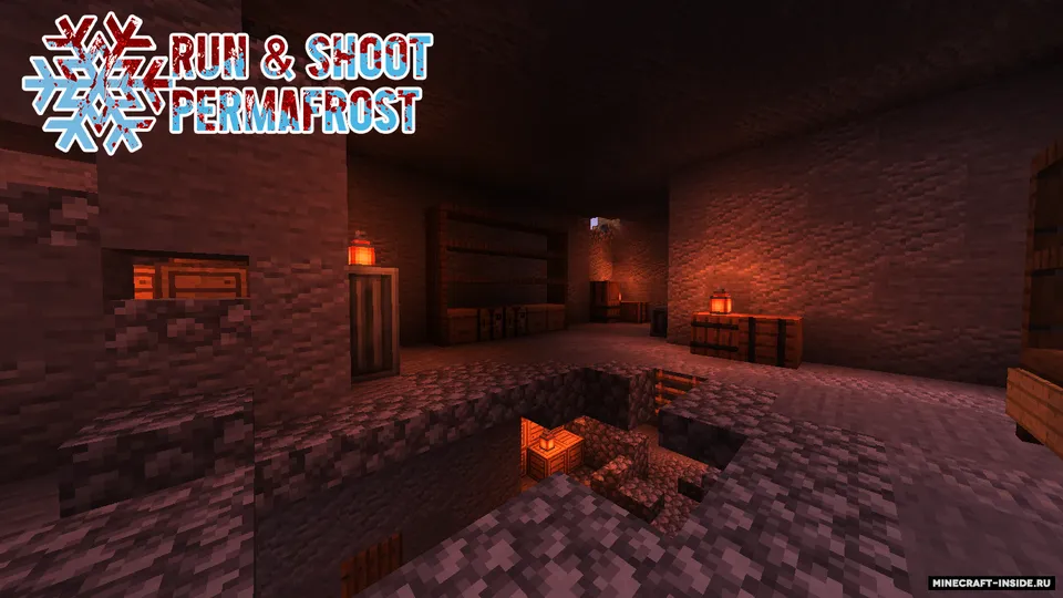 Run & Shoot: Permafrost — Minecraft xarita, rasm 6