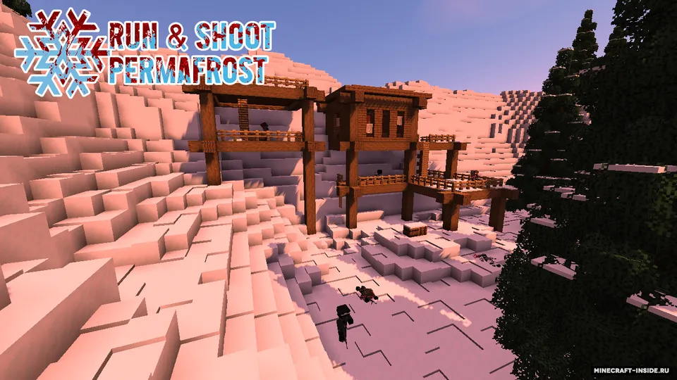 Run & Shoot: Permafrost — Minecraft xarita, rasm 7