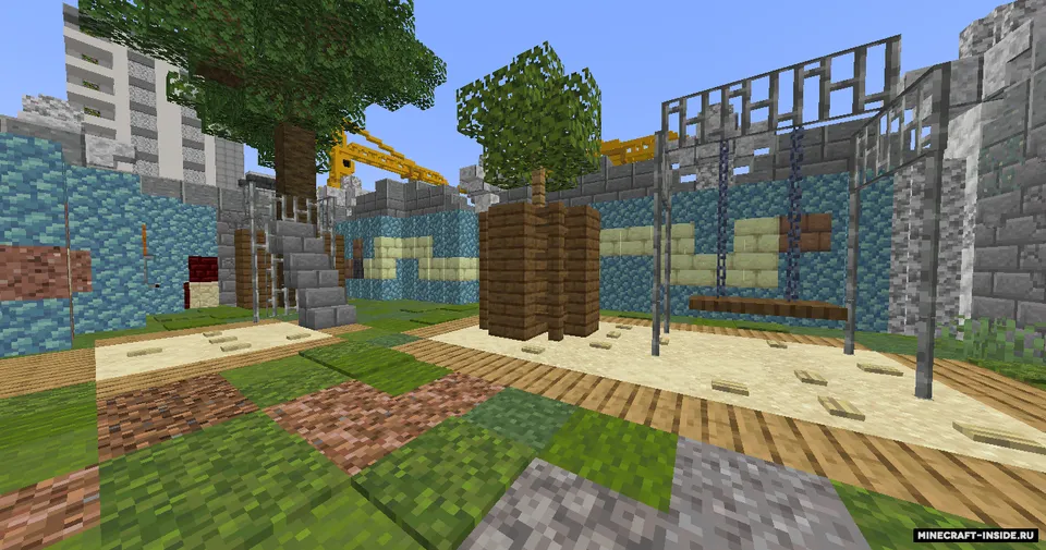 Overpass map in Minecraft — Minecraft xarita, rasm 2