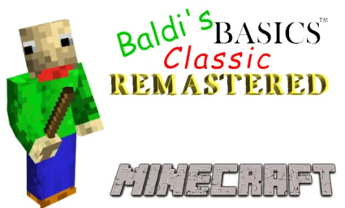 Baldis Basics Classic Remastered — Minecraft xarita, rasm 1