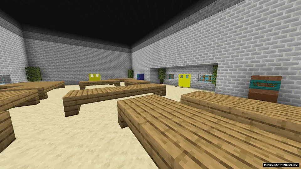 Baldis Basics Classic Remastered — Minecraft xarita, rasm 2