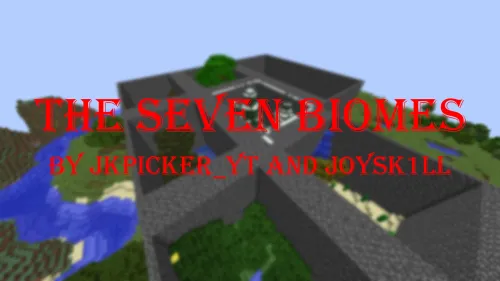 The 7 biomes — Minecraft xarita, rasm 1