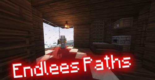 Endless Paths rejimi — Minecraft xarita, rasm 1