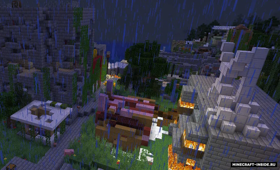 Ikki zombi mamlakati — Minecraft xarita, rasm 2