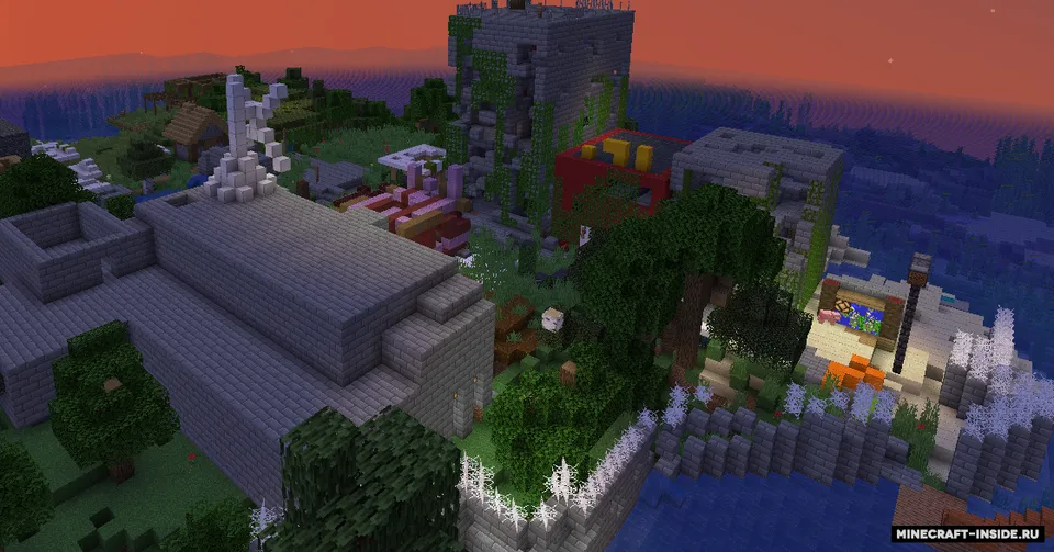 Ikki zombi mamlakati — Minecraft xarita, rasm 6