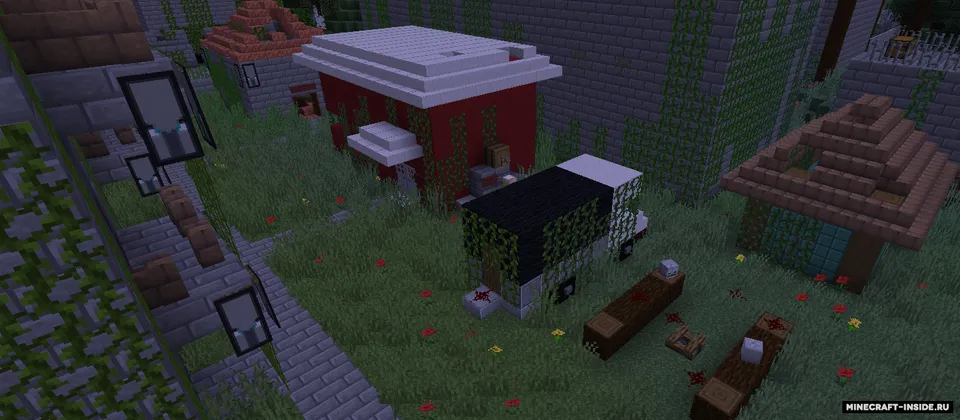Ikki zombi mamlakati — Minecraft xarita, rasm 8