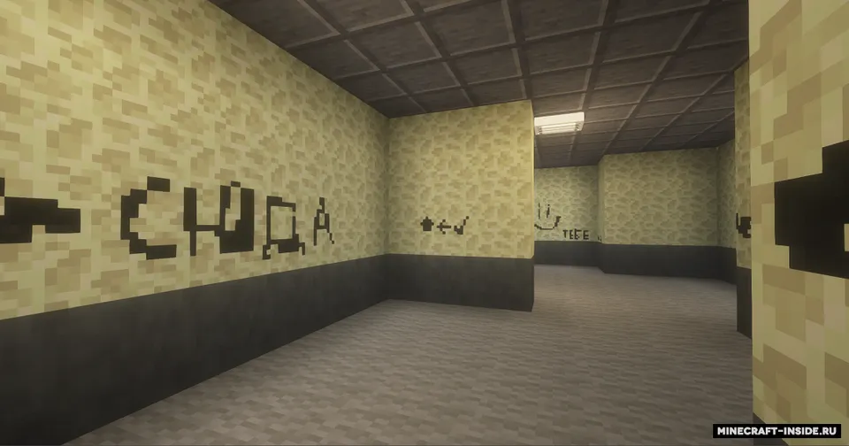 BackRooms - level 160 — Minecraft xarita, rasm 3