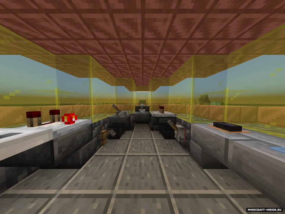Itdan zirhli poyezd — Minecraft xarita, rasm 2