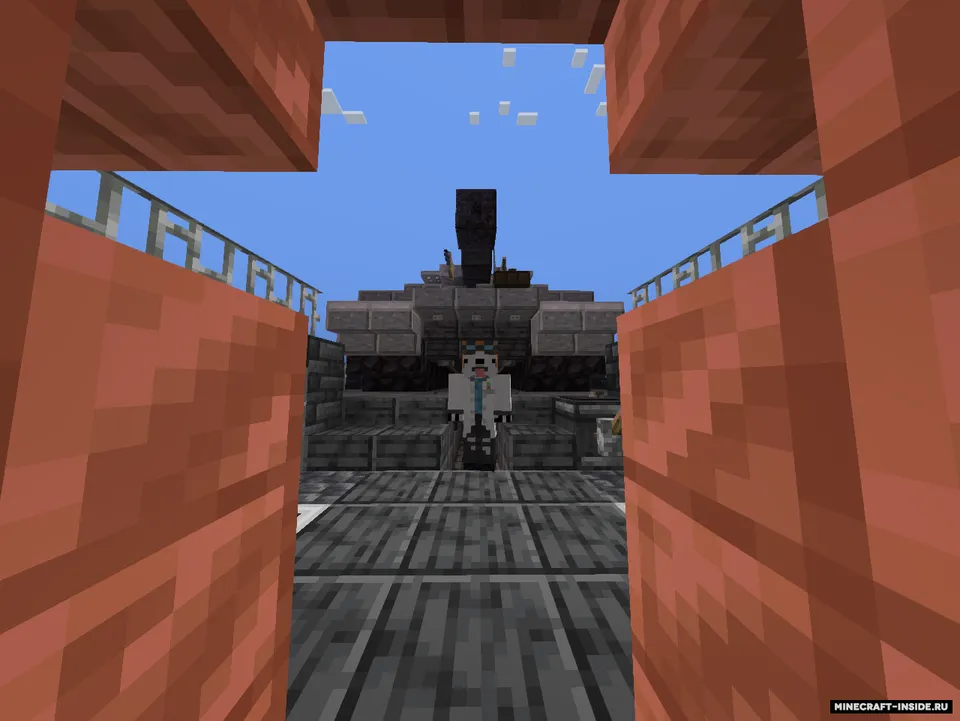 Itdan zirhli poyezd — Minecraft xarita, rasm 4