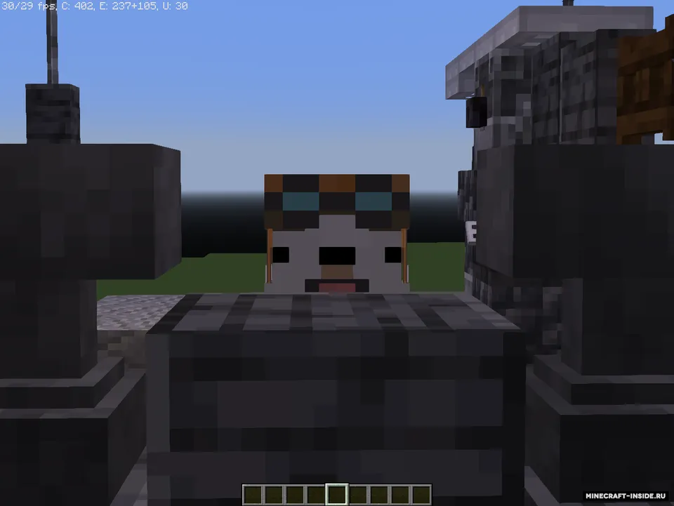 Itdan zirhli poyezd — Minecraft xarita, rasm 6