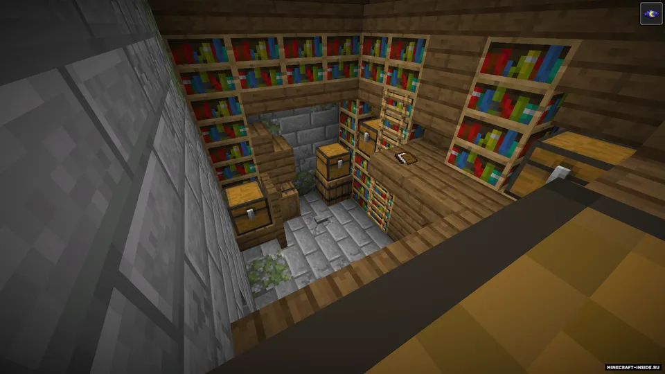 Tashlandiq kutubxona — Minecraft xarita, rasm 3