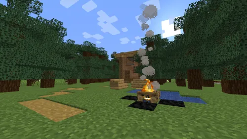 Tashlandiq qishloq 2 — Minecraft xarita, rasm 1