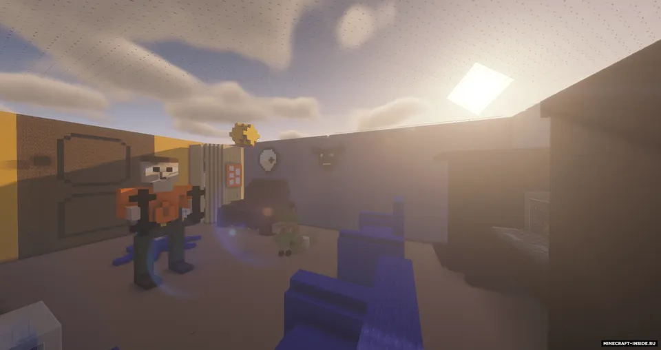 "O'quvchi xonasi" xaritasida yashirinmachoq — Minecraft xarita, rasm 2