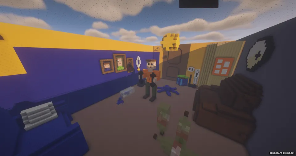 "O'quvchi xonasi" xaritasida yashirinmachoq — Minecraft xarita, rasm 3