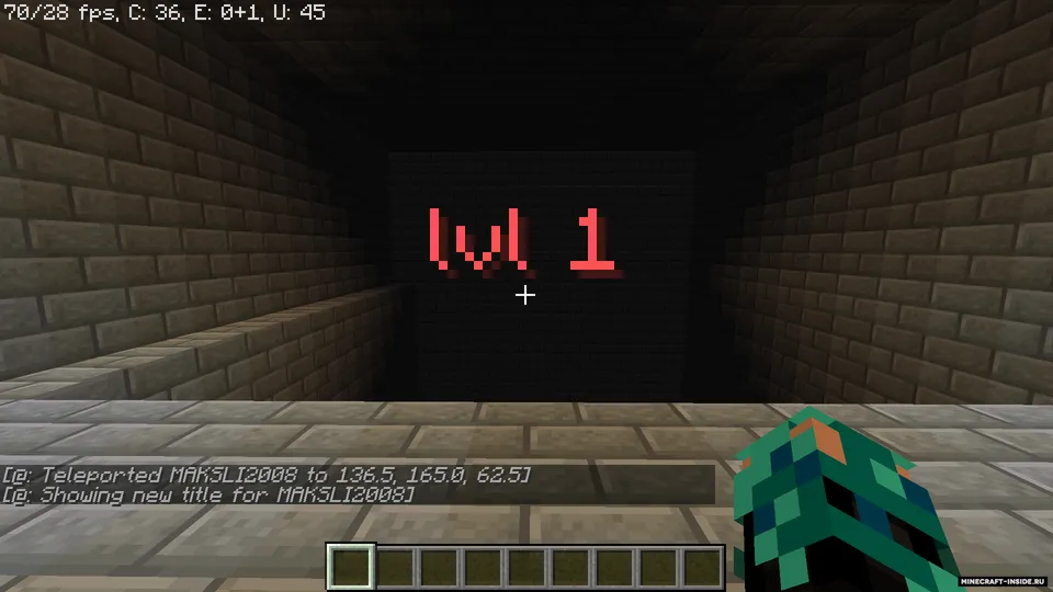 Dropper and lever — Minecraft xarita, rasm 2