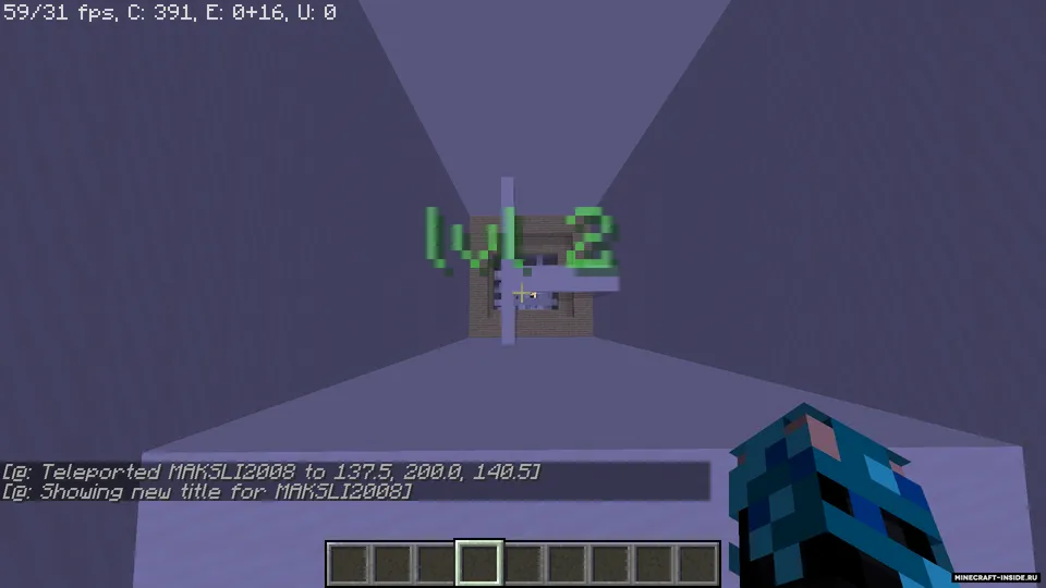 Dropper and lever — Minecraft xarita, rasm 3