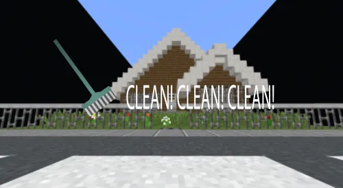 Tozalang, tozalang, tozalang! — Minecraft xarita, rasm 1