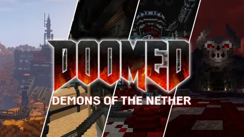 DOOMED: Demons of the Nether — Minecraft xarita, rasm 1