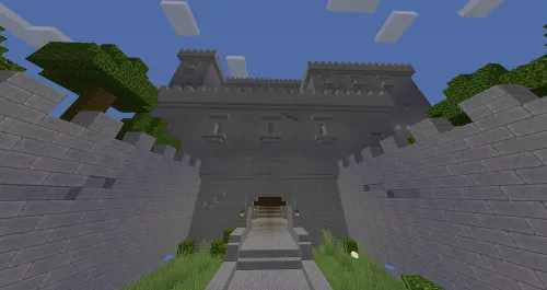 Odam yashamaydigan qasr — Minecraft xarita, rasm 1