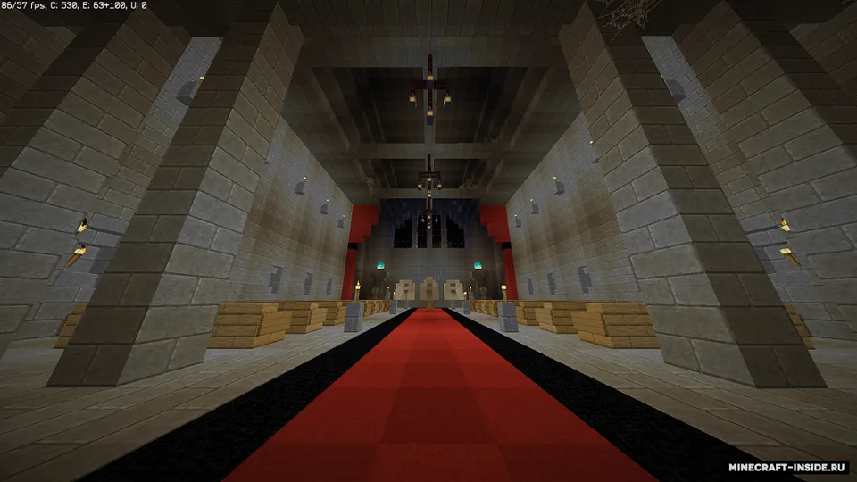 Odam yashamaydigan qasr — Minecraft xarita, rasm 5