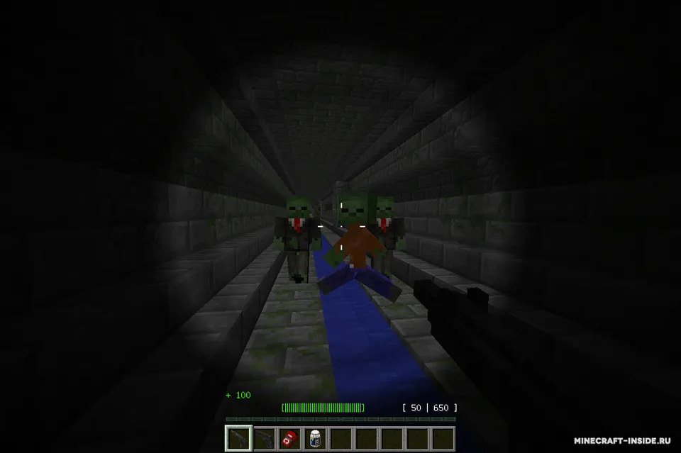 Left 2 Mine: Canalization — Minecraft xarita, rasm 4