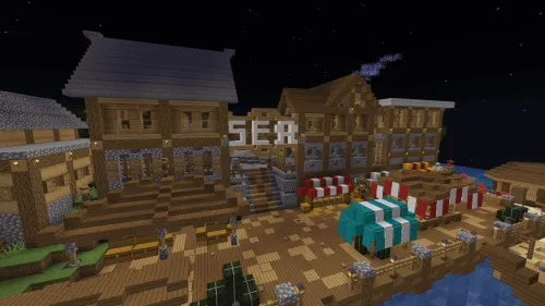 Seahaven - O'rta asrlar xaritasi — Minecraft xarita, rasm 1