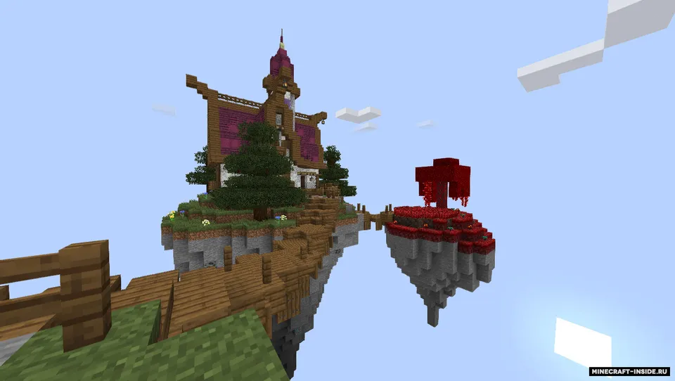 Uchar orollardagi qishloq — Minecraft xarita, rasm 3