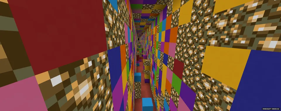 Rainbow parkour — Minecraft xarita, rasm 4