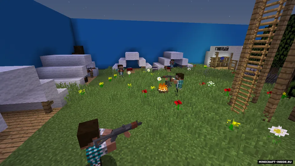Zombi apokalipsisi — Minecraft xarita, rasm 2