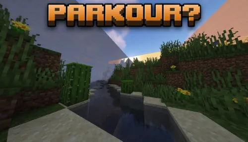 Parkour? — Minecraft xarita, rasm 1