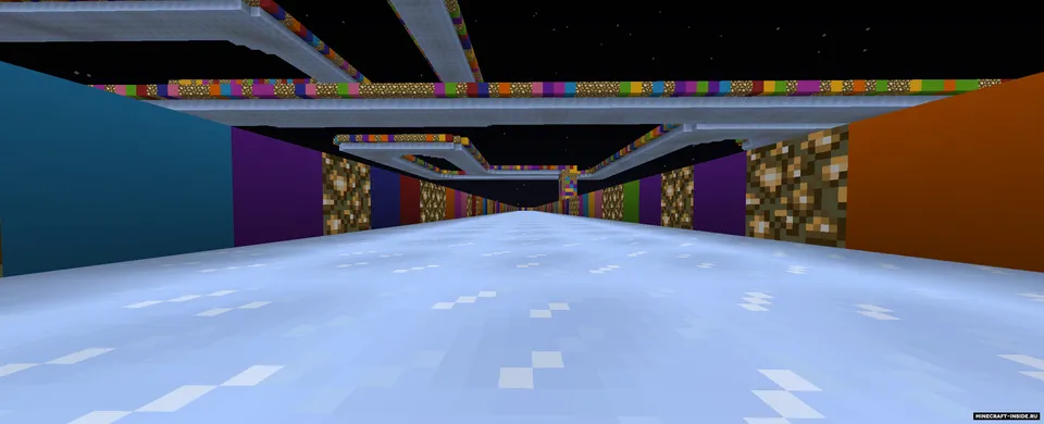 Rainbow Track-mania — Minecraft xarita, rasm 2