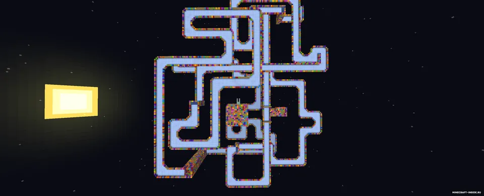 Rainbow Track-mania — Minecraft xarita, rasm 3