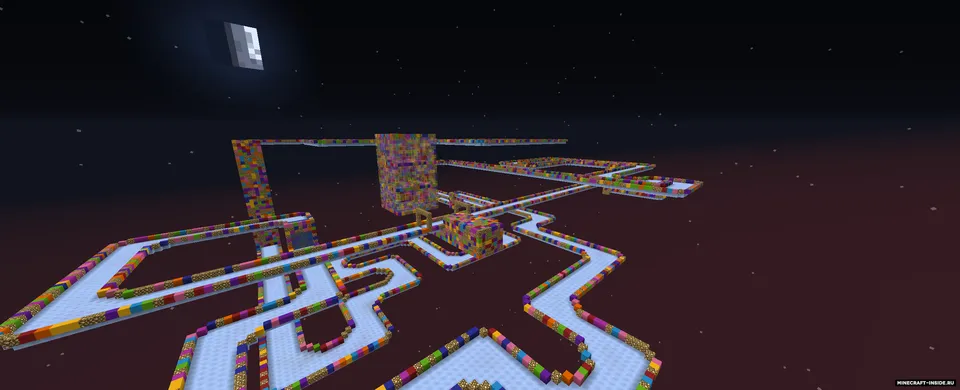 Rainbow Track-mania — Minecraft xarita, rasm 4