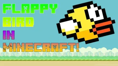 Flappy bird in minecraft