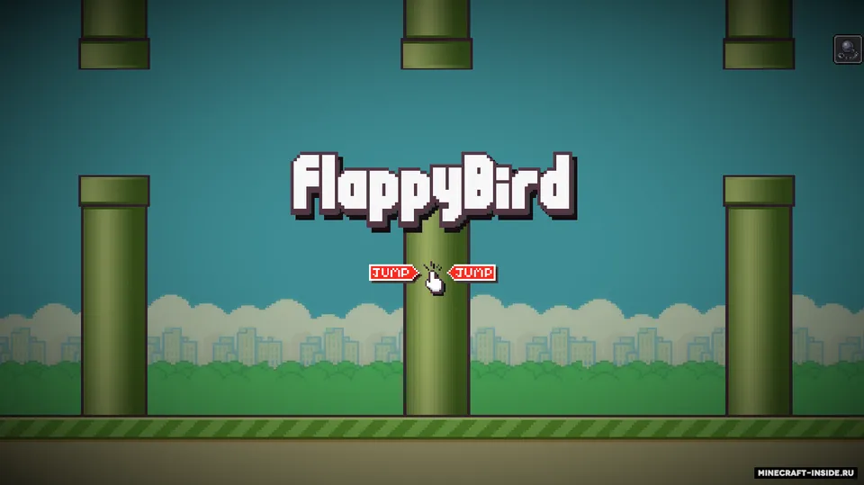 Flappy bird in minecraft — Minecraft xarita, rasm 2