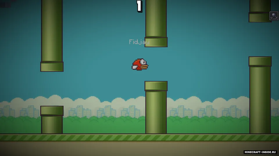 Flappy bird in minecraft — Minecraft xarita, rasm 3