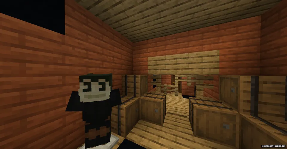Bendy and the Dark Rooms (1, 2-boblar) — Minecraft xarita, rasm 3
