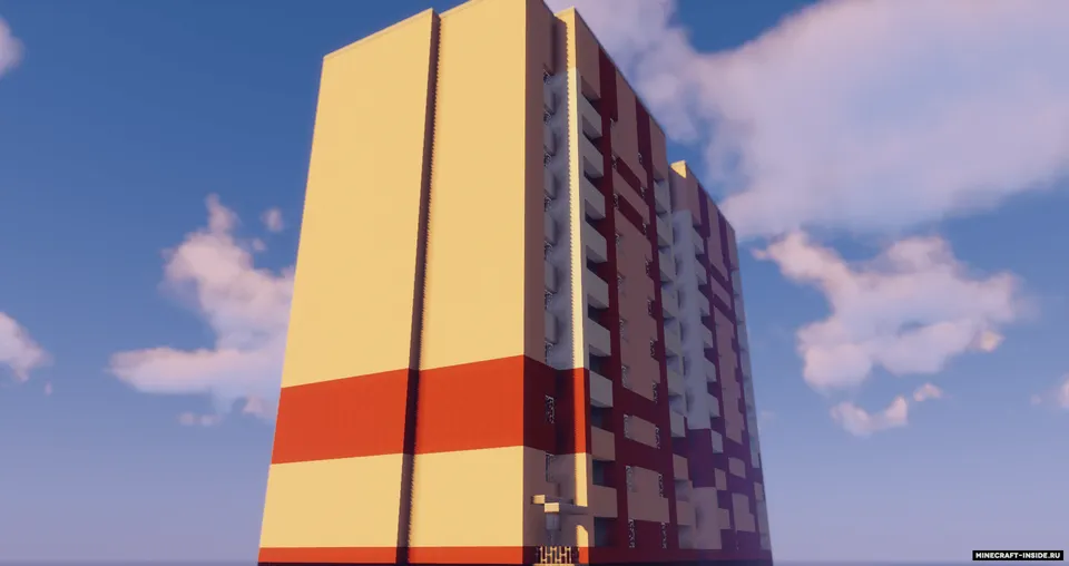 10-Storey Apartment Building — Minecraft xarita, rasm 4