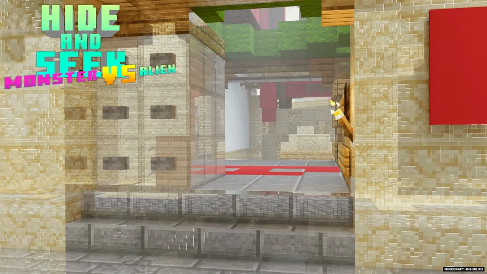 Hide and Seek: Monster VS Alien — Minecraft xarita, rasm 2