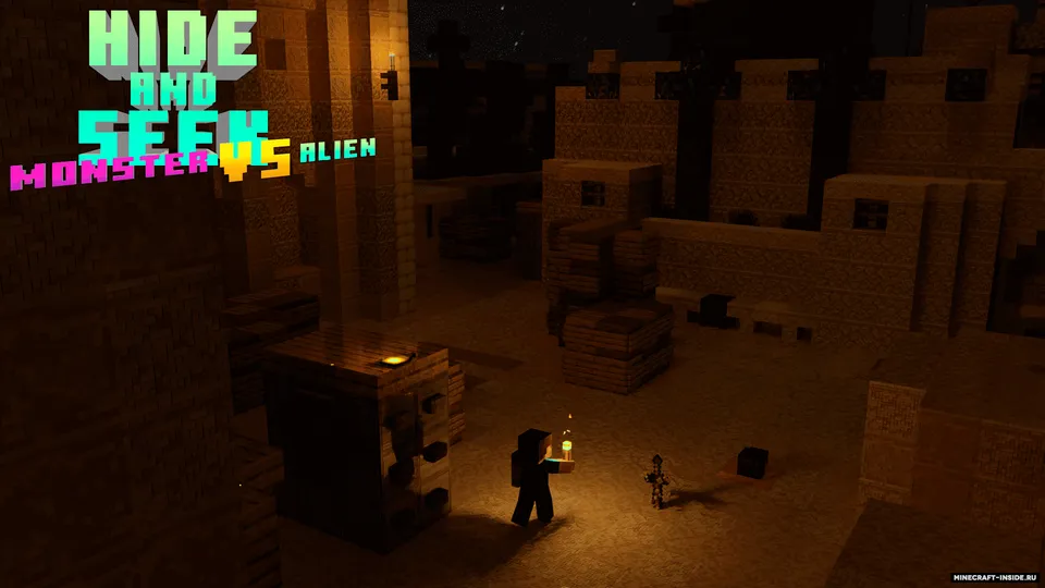 Hide and Seek: Monster VS Alien — Minecraft xarita, rasm 4