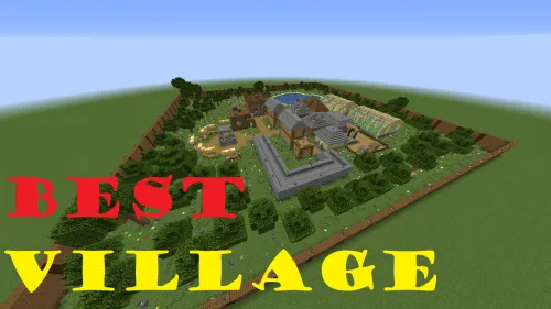 Best Village — Minecraft xarita, rasm 1